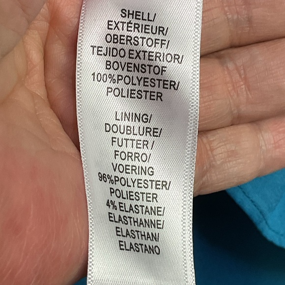 Aidan Mattox Peacock Blue Dress - Picture 11 of 12